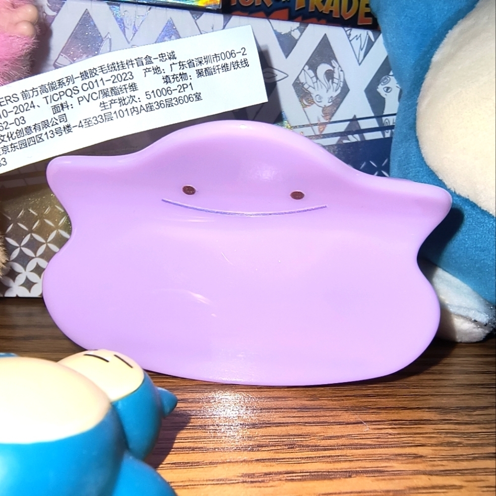 Purple Ditto Figurine Hair Accessory Clip Women's Pokemon